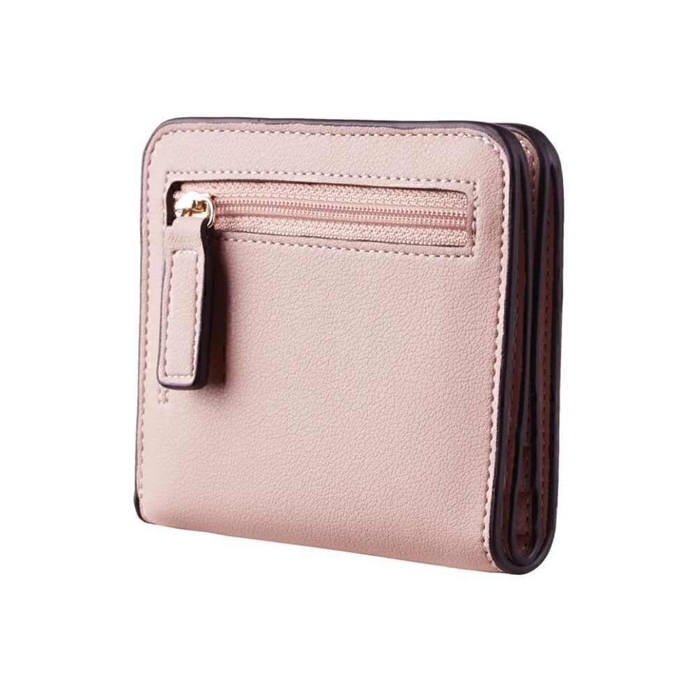 Light Pink Leather Compact Wallet - Picture 5 of 5